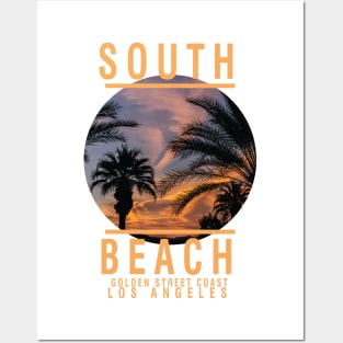 South beach t-shirt Posters and Art